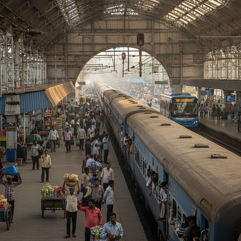 Combining Train and Bus for Seamless Travel in India